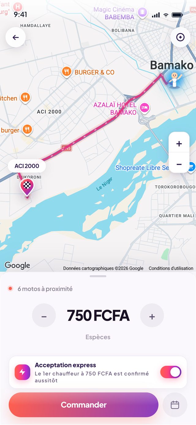 Confirmer le prix de la course